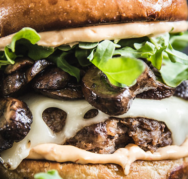 Mushroom & Swiss Burger