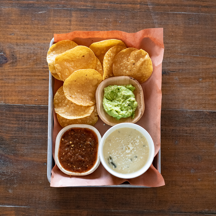 Queso Blanco, Chips & Salsa