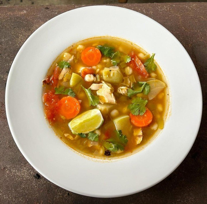 Chicken & Hominy Soup