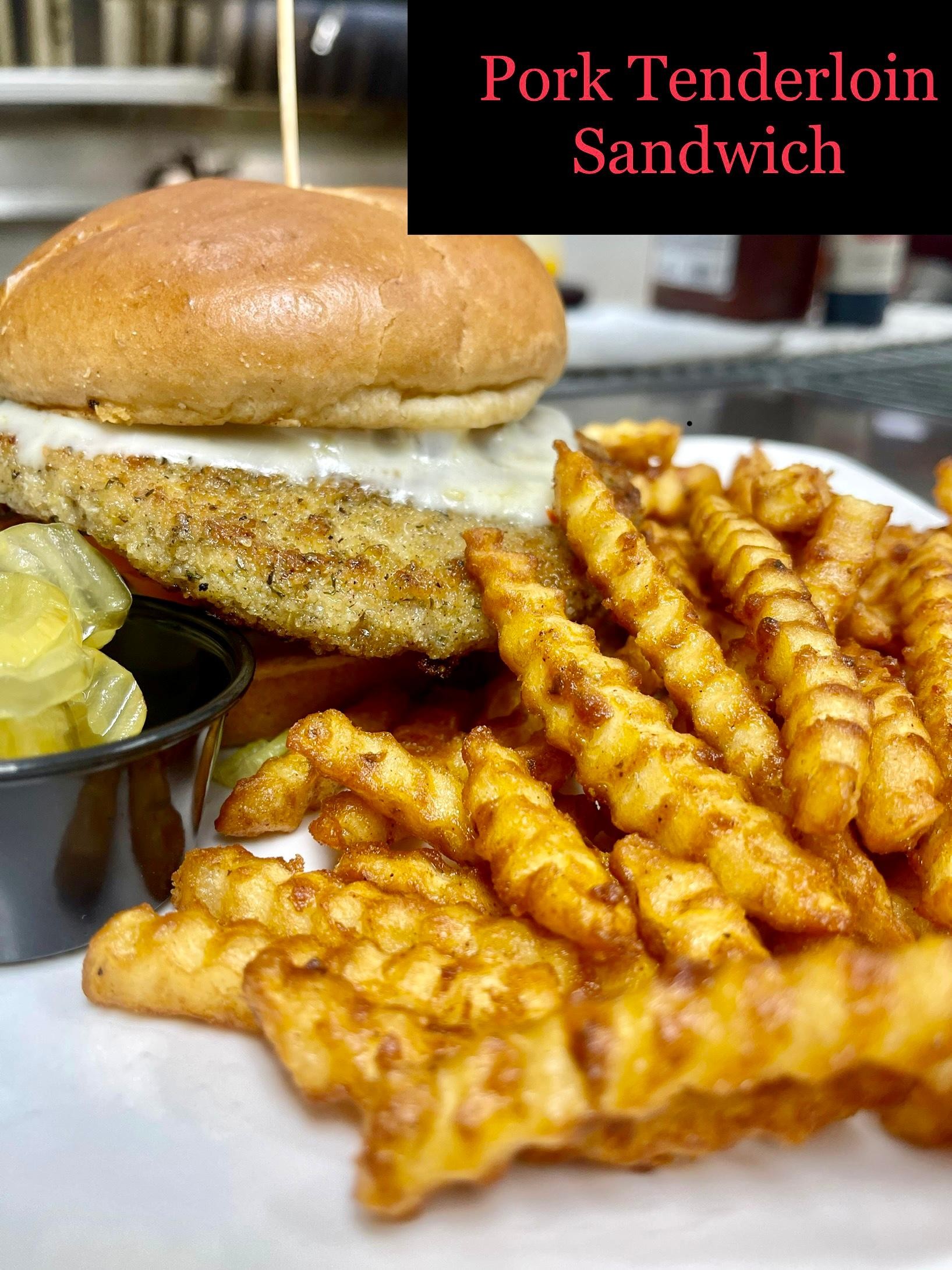 Pork Tenderloin Sandwich