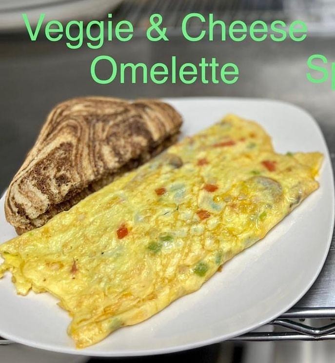 Veggies & Cheese Omelet