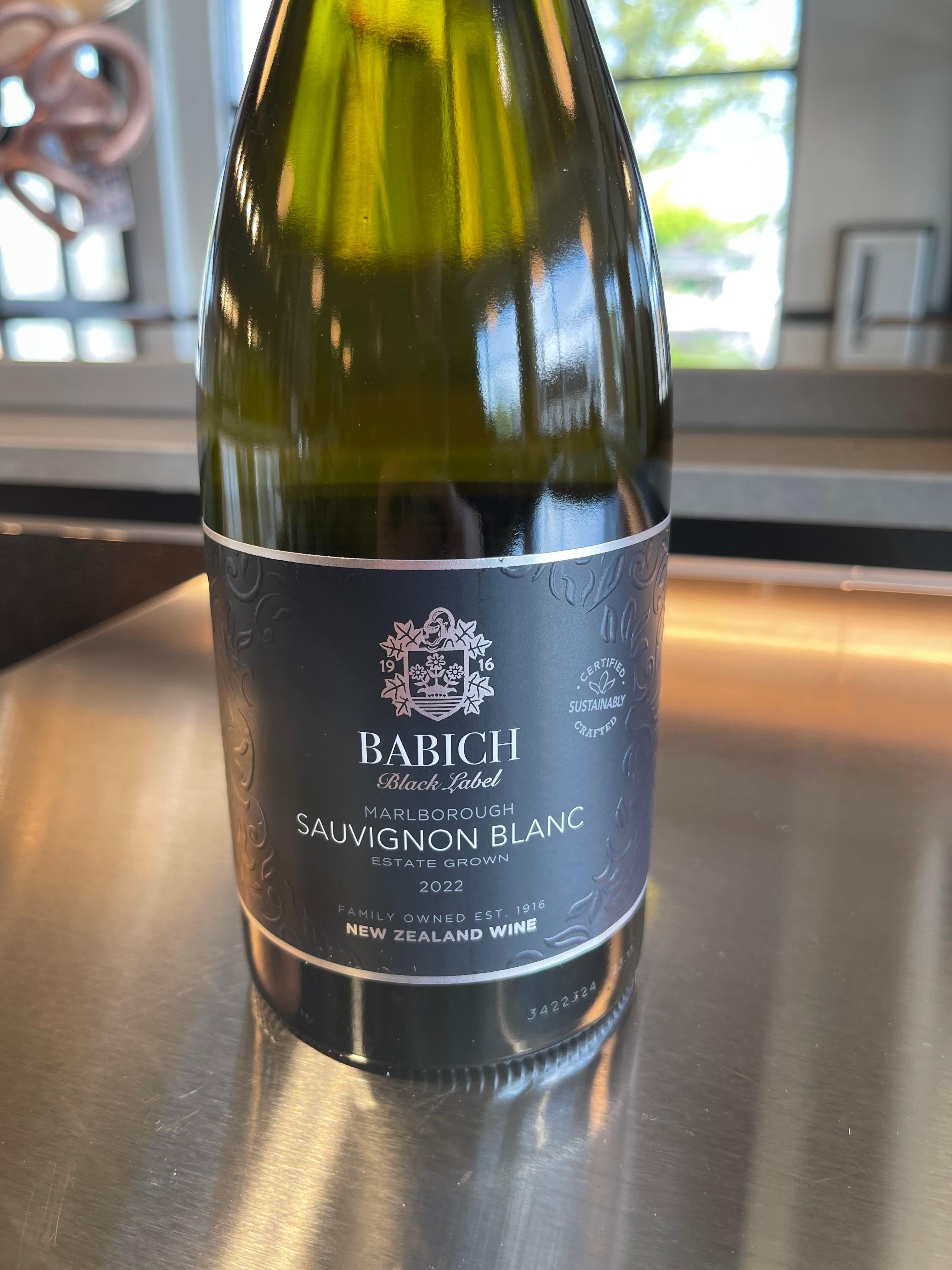 Babich Wines Sauvignon Blanc Bottle