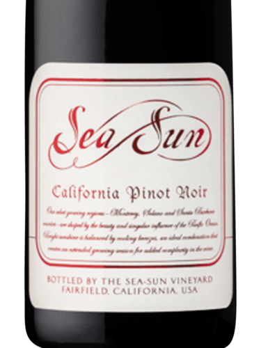 Sea Sun Pinot Noir Bottle
