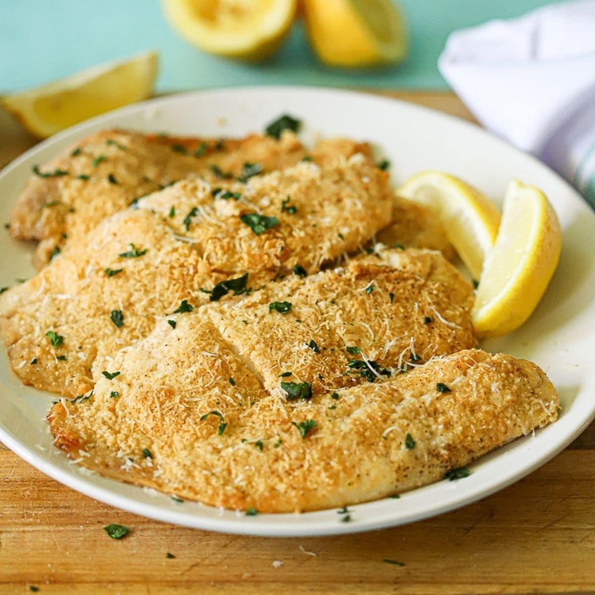 Baked/Fried/Parmesan Crusted Tilapia