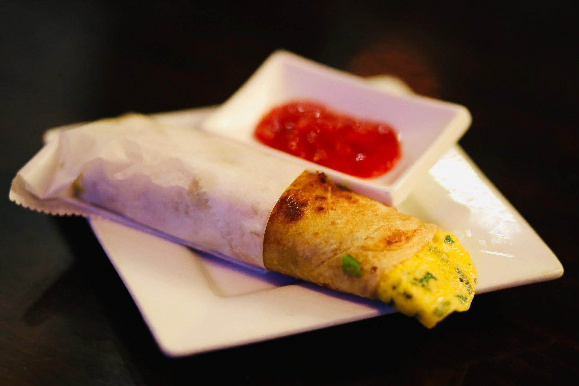 Egg Chicken Wrap