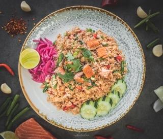 Salmon Fried Rice