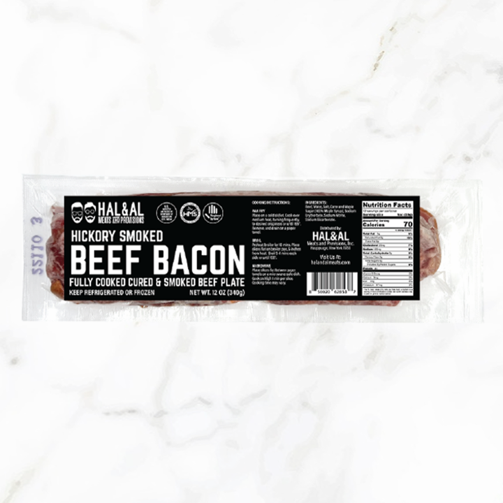 SLICED BEEF BACON 12 OZ