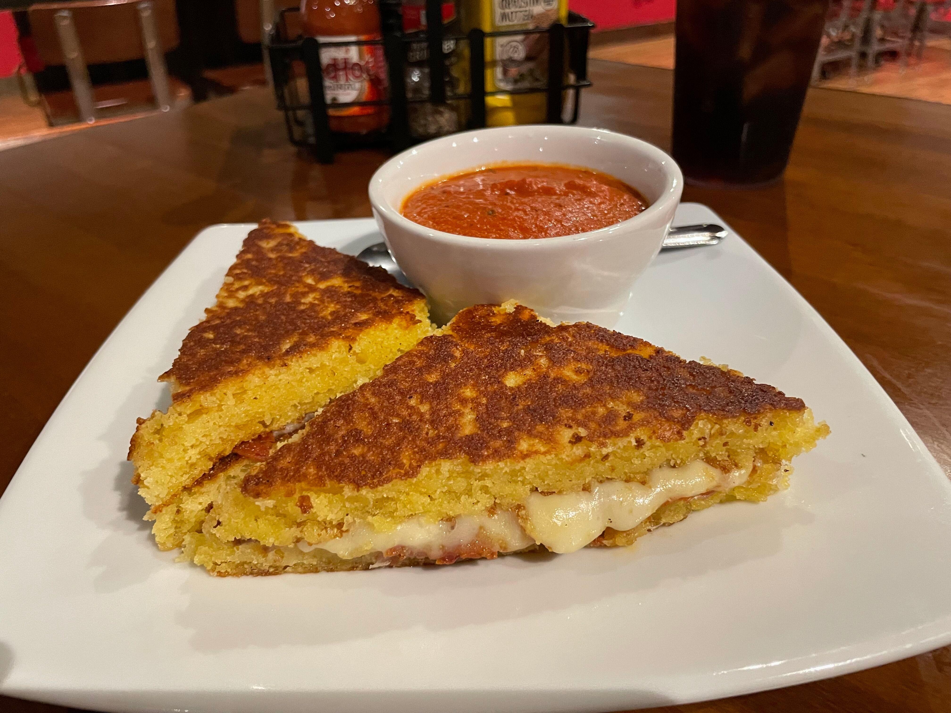 Cornbread Grilled Cheese