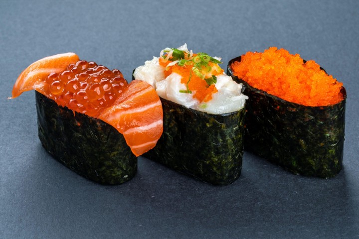 Gunkan Trio Sushi
