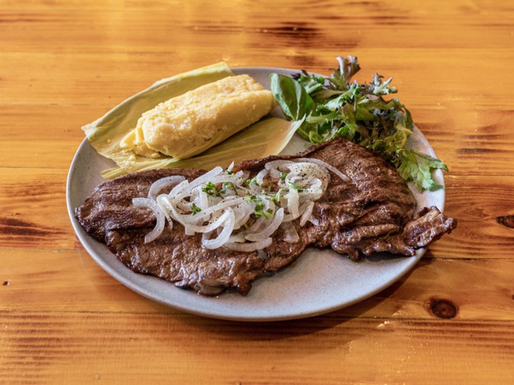 Bistec con envuelto