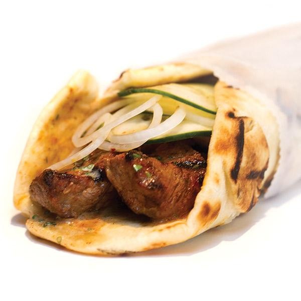 Beef Kabob Wrap