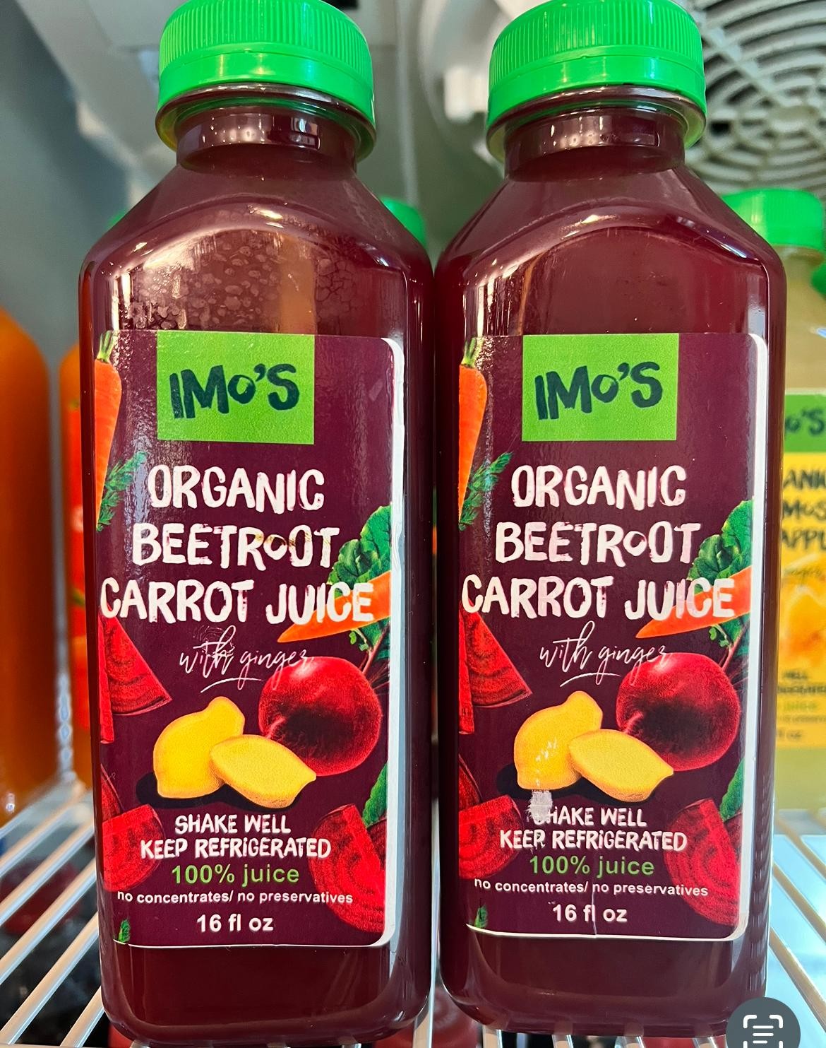 Organic Beetroot Carrot Juice