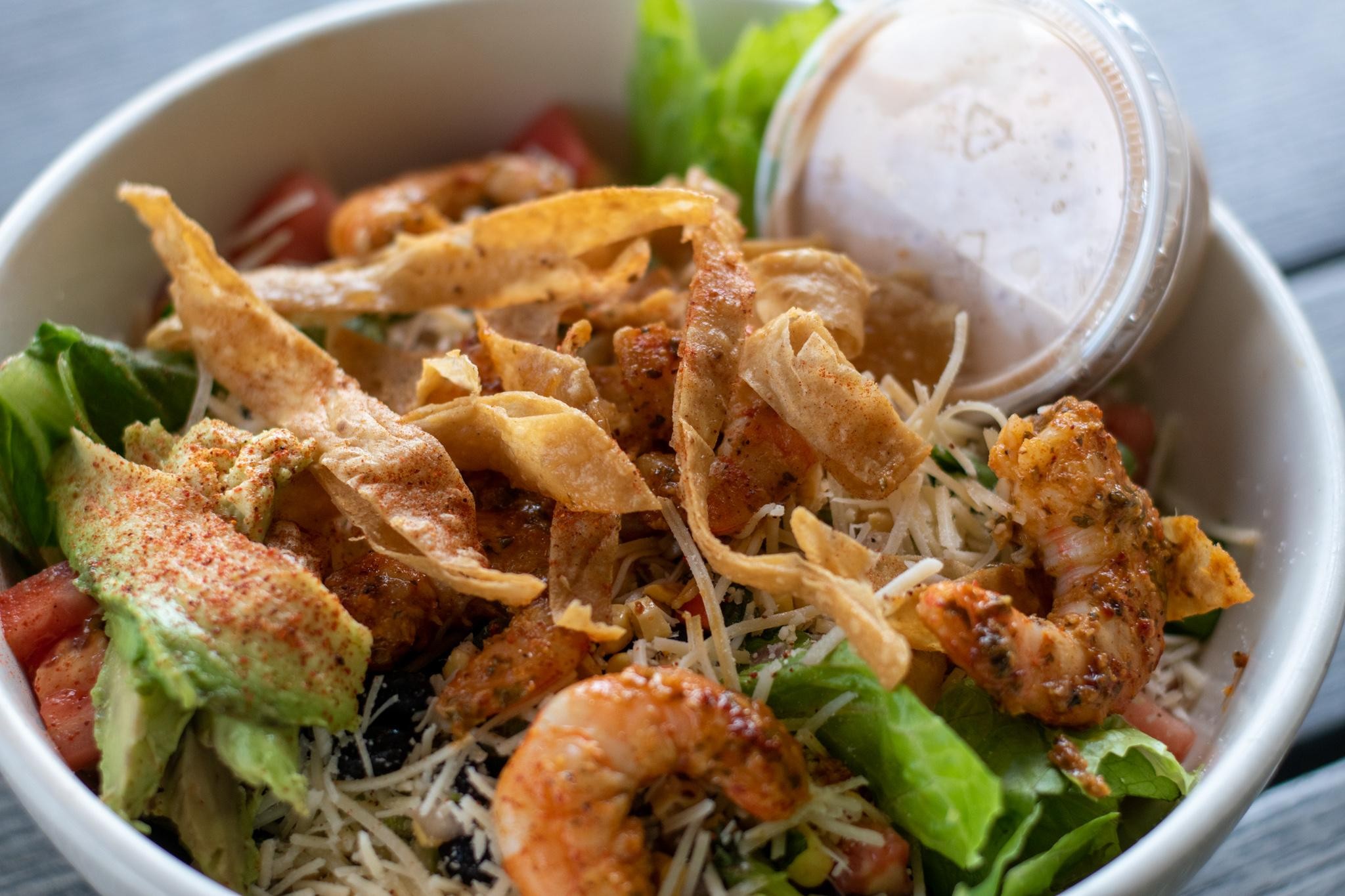 Mexi Shrimp Caesar Salad (GF)
