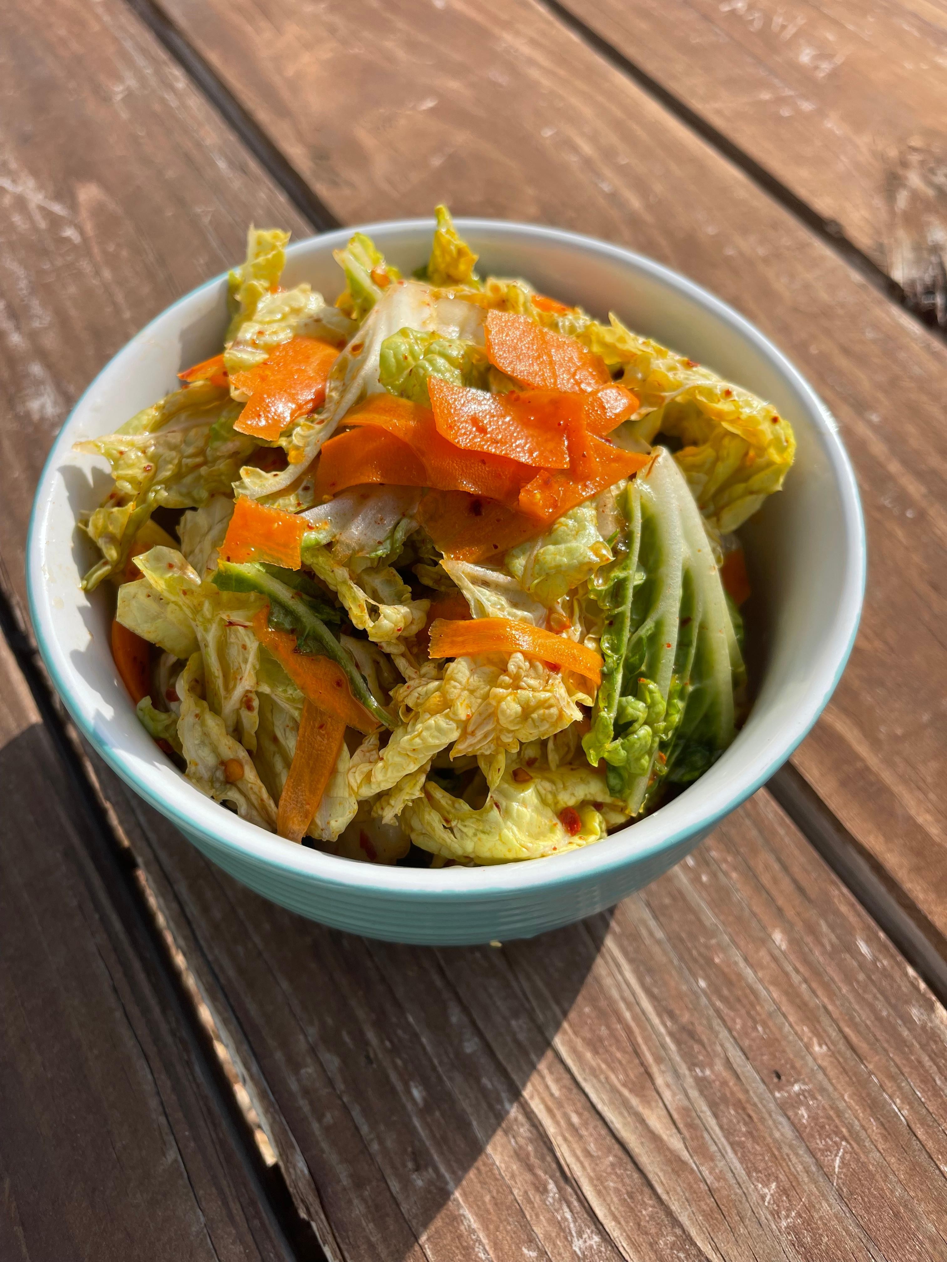 Cabbage & carrot salad