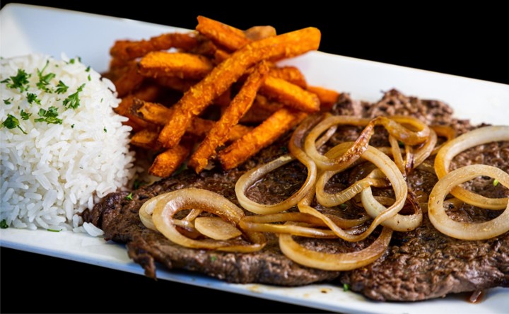 Steak with Onions