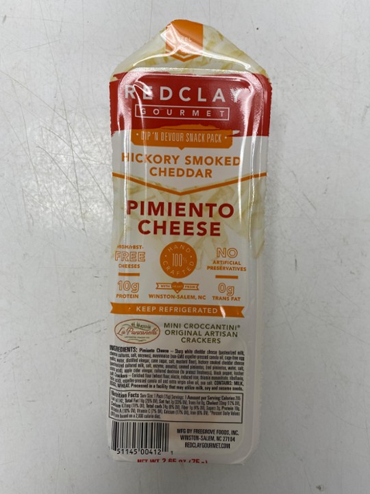 Red Clay Pimento Cheese Snack Pack- Hickory Smoked