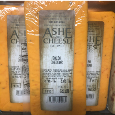 Ashe County Cheese Block- Salsa Cheddar