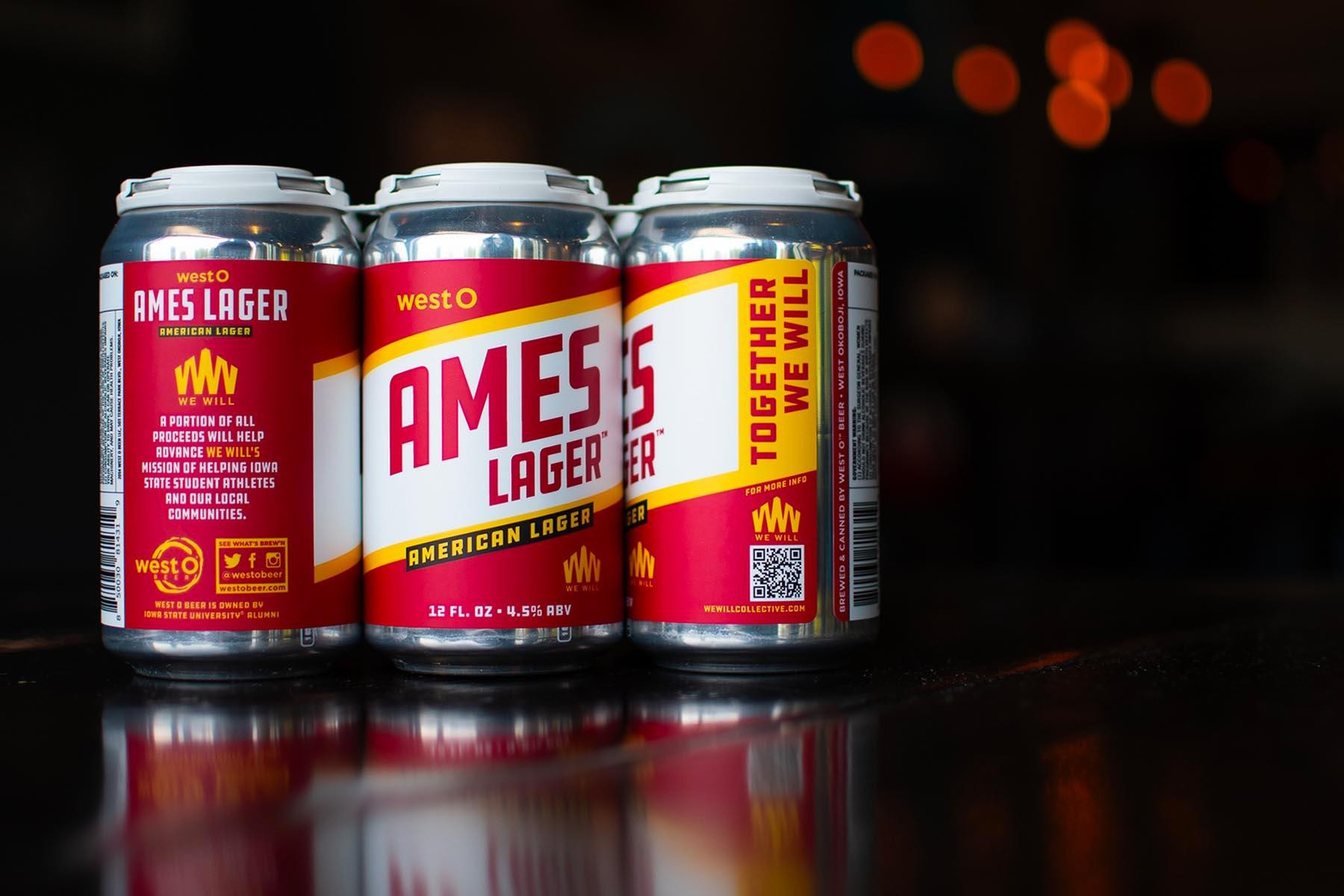 West-O Ames Lager Can
