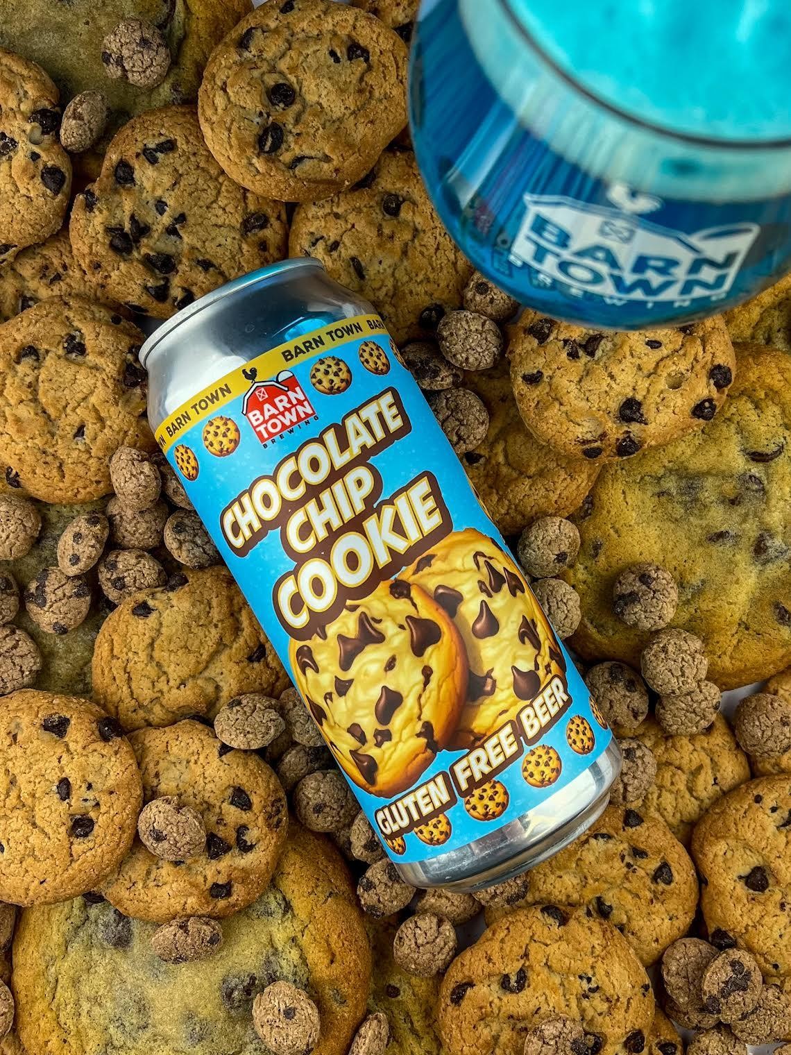 Barn Town Chocolate Chip Cookie Can