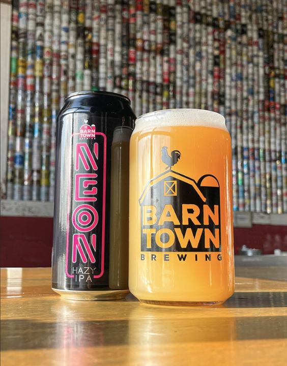 Barn Town Neon Hazy IPA Can