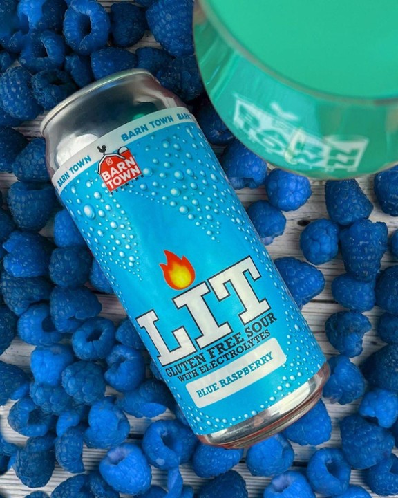 Barn Town LIT - Blue Raspberry Can