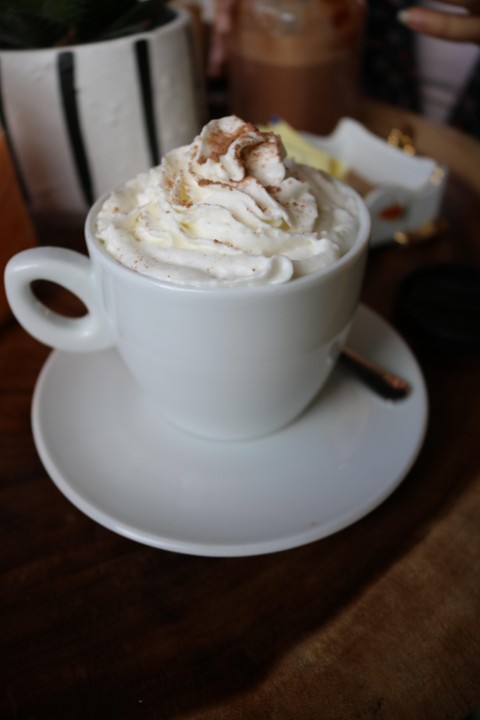 HOT CHOCOLATE WITH WHIP CREAM