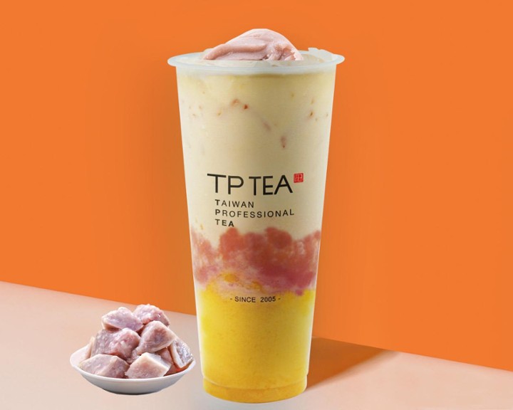 Treasure Taro Milk Tea (Pudding), 寶藏濃芋奶茶