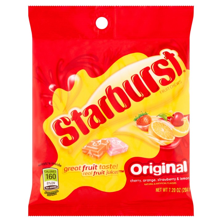 STARBURST Original Fruit Chews Chewy Candy, 7.2 Oz Bag - 7.468 Oz