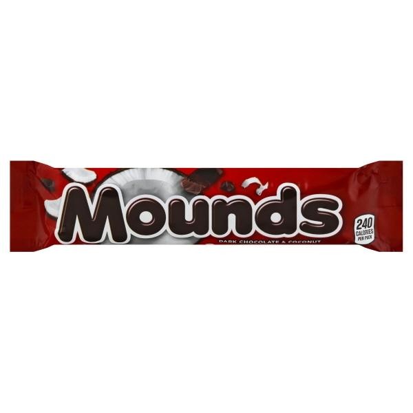 Mounds Dark Chocolate Candy Bar, Coconut Filled - 1.75 Oz
