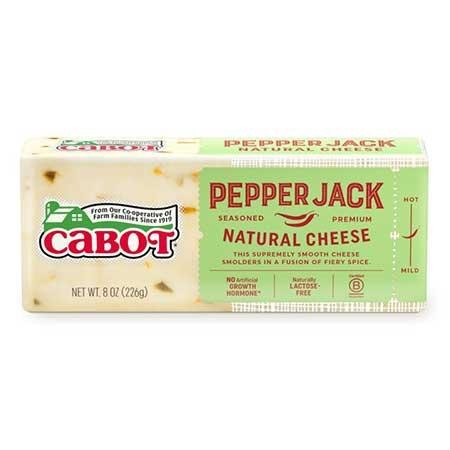 Cabot Pepper Jack Cheese, 8 Oz