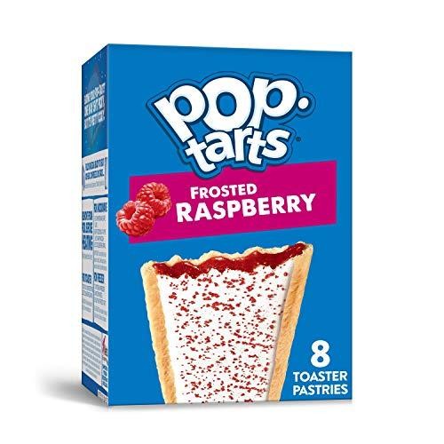 Pop-Tarts Toaster Pastries, Breakfast Foods, Baked in the USA, Frosted Raspberry, 13.5oz Box (8 Toaster Pastries)