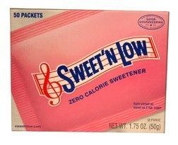Cumberland Packing Sweet N Low Sweetener, 50 Ea