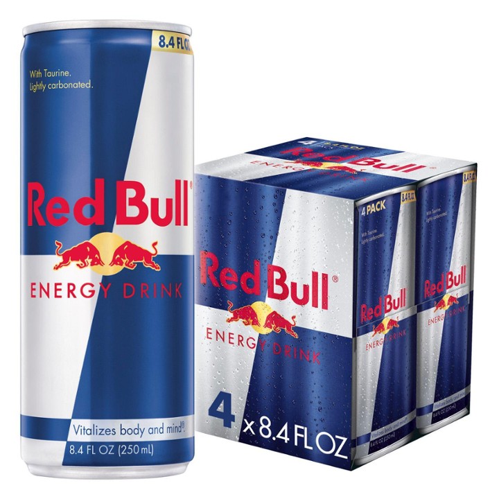 Red Bull Energy Drink  8.4 Fl Oz (4 Pack)