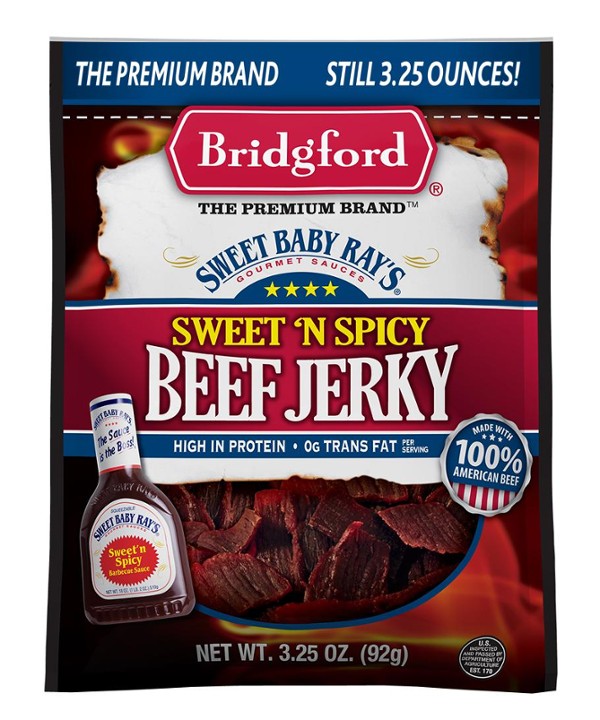 Bridgford, Sweet 'N Spicy Beef Jerky