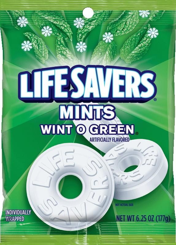 Life Savers¬Æ Hard Candy, Wint-O-Green, Individually Wrapped, 6.25 Oz. Bag