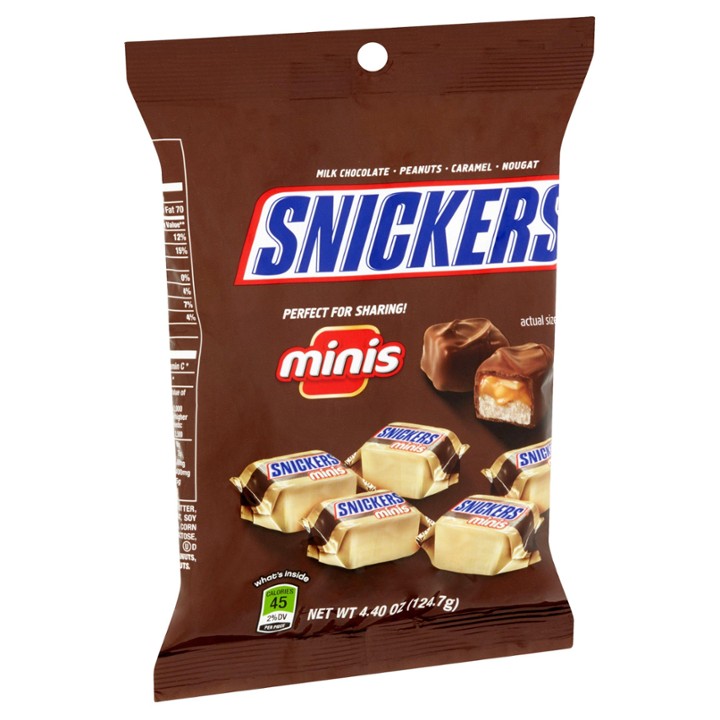 Snickers Minis Size Original Milk Chocolate Bars - 4.4 Oz Bag