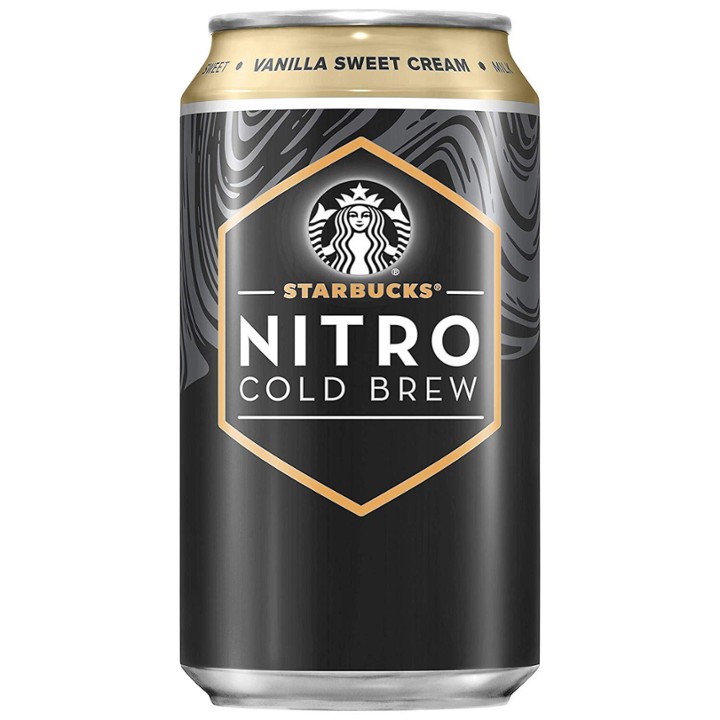 Starbucks Nitro Cold Brew Premium Coffee Vanilla Sweet Cream - 9.6 Fl Oz