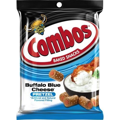 Combos Snacks Buffalo Blue Cheese Baked Pretzel Snacks - 6.3 Oz Bag