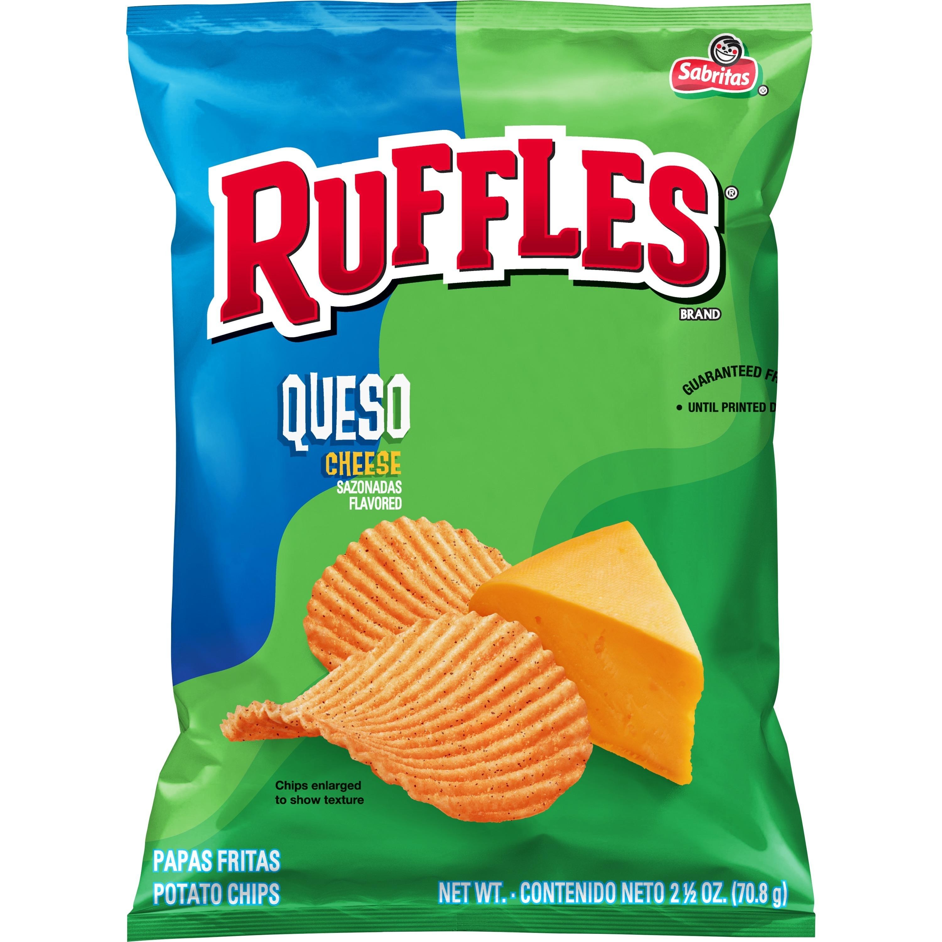 Ruffles Potato Chips Queso - 2.5 OZ