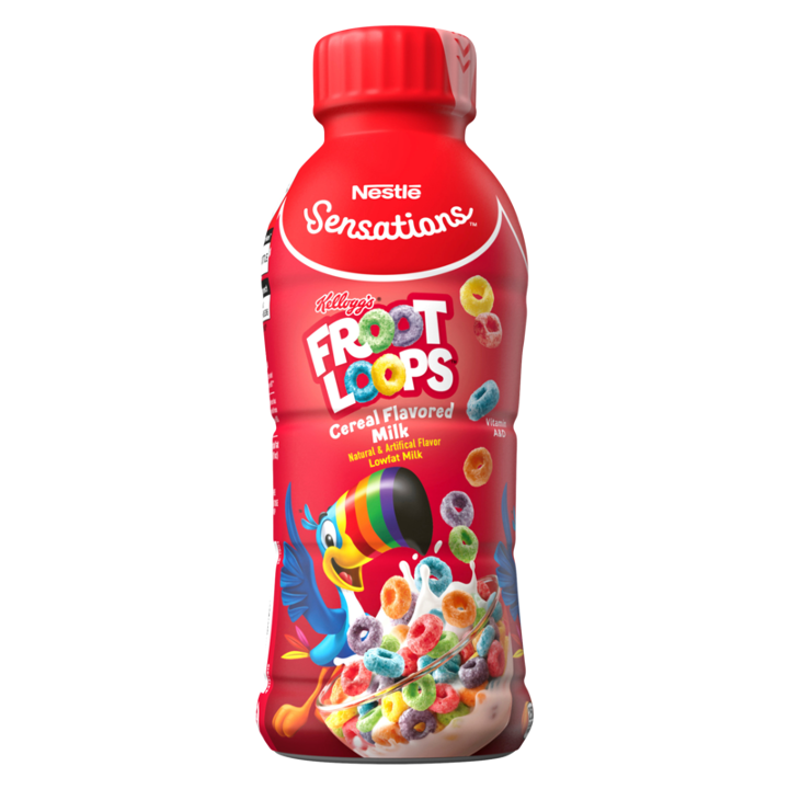 Nestle Sensations Froot Loops Cereal Flavored Milk Froot Loops Cereal - 14.0 Fl Oz