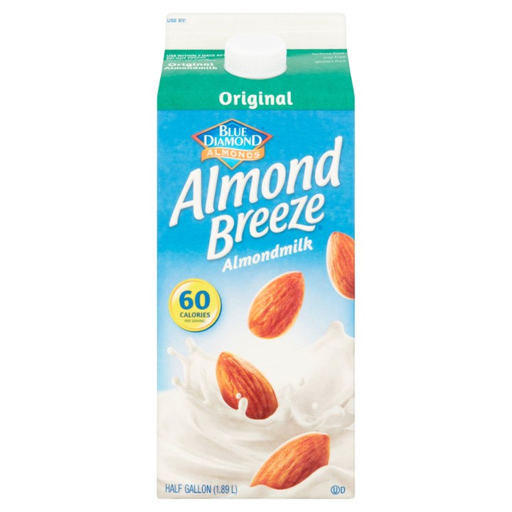 Blue Diamond: Almond Breeze Almondmilk Original, 64 Oz (2625518)
