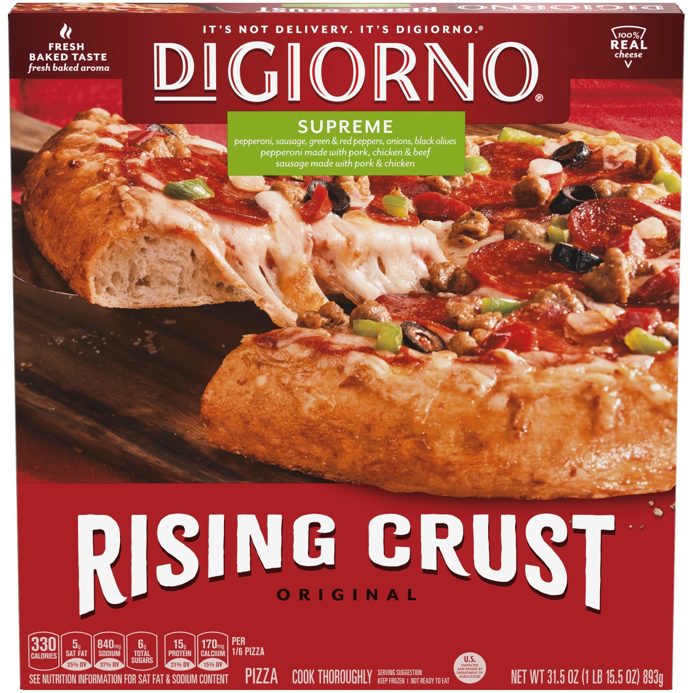 DiGiorno Rising Crust Pizza Supreme - 31.5 Oz