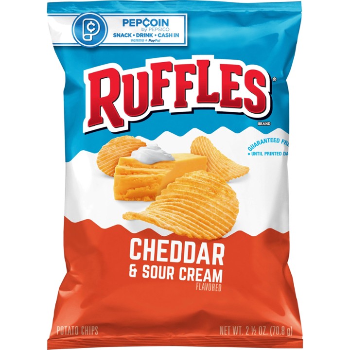 Ruffles Chips Cheddar & Sour Cream - 2.5 OZ