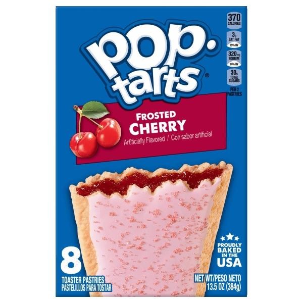 Pop Tarts Toaster Pastries Frosted Cherry - 1.69 Oz X 8 Pack
