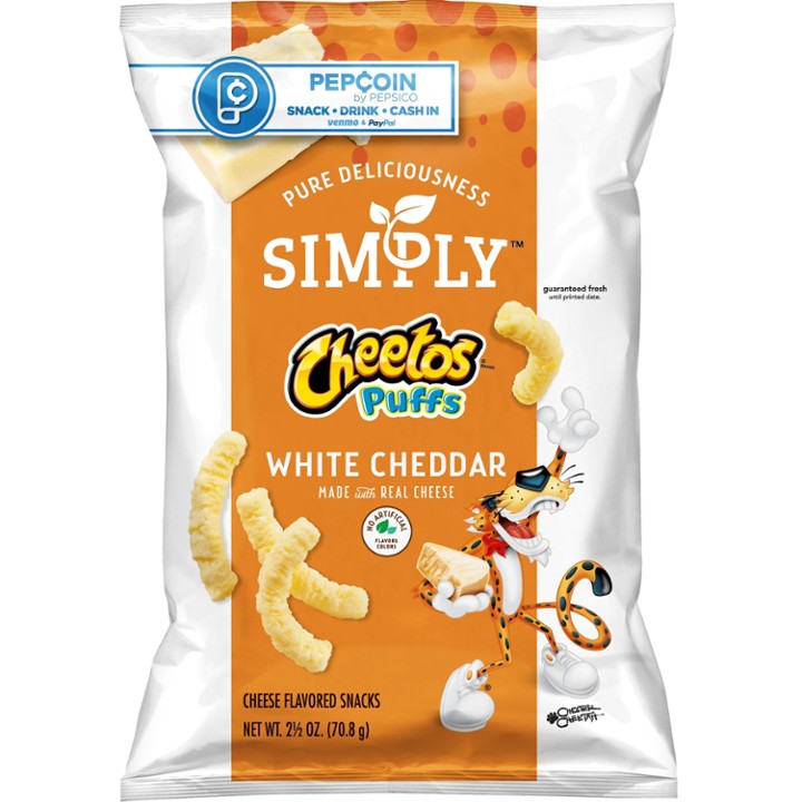 Simply Cheetos Puffs White Cheddar - 2.5 OZ