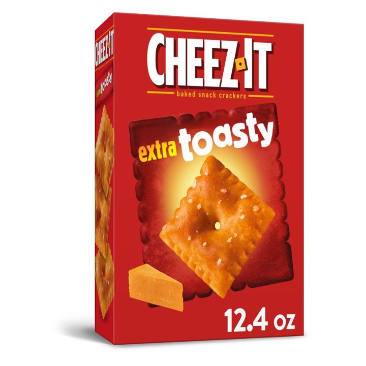 Cheez-It Cheese Crackers  Extra Toasty  12.4 Oz  Box