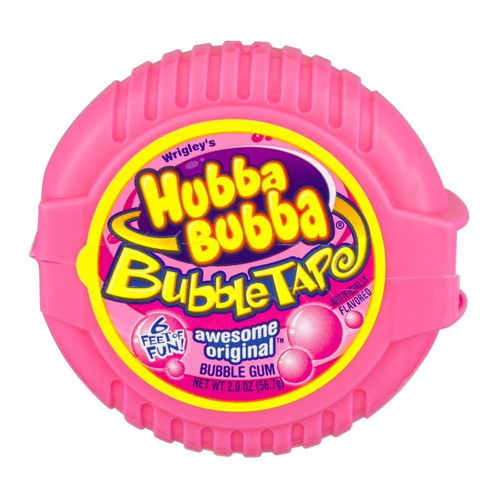 Wrigley's HUBBA BUBBA Original Bubble Gum Tape, 2 Oz - 2.53 Oz