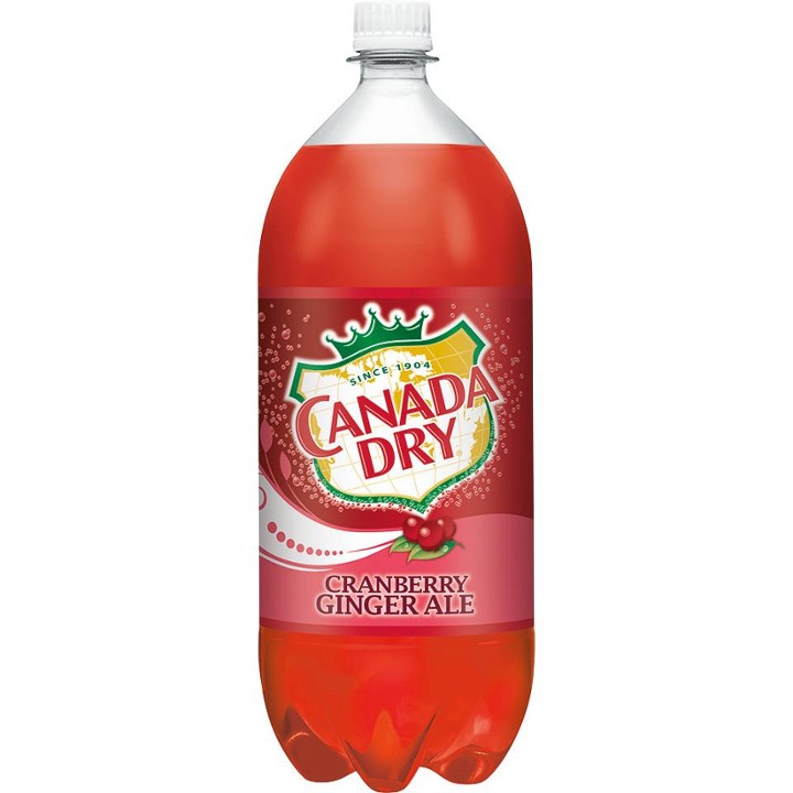 Canada Dry Ginger Ale, Cranberry - 2 Lt