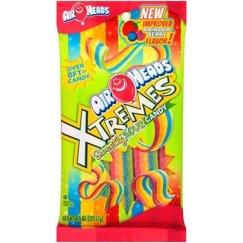 Airheads Xtremes Sour Candy, Rainbow Berry - 4.5 Oz