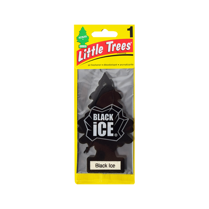 Black Ice - 2D Air Freshener LITTLE TREES MTO0004